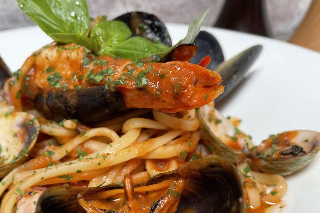 a bowl of pasta